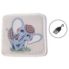 USB нагревательная Подушка накидка на сидение с подогревом зимний Автомобильный стул для дома офиса моющаяся электрическая Подушка с подогревом на сиденье