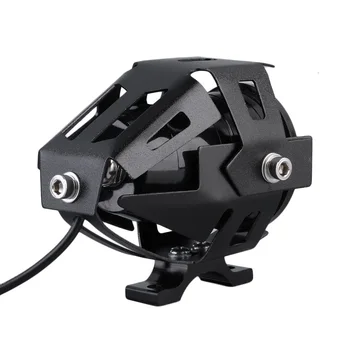 

Motorcycle LED headlights Spotlight Waterproof Red Aluminum alloy+ABS Set