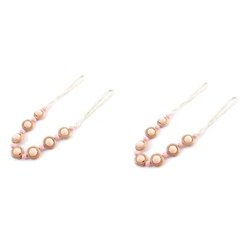 

2 Pieces / Set of Handmade Curtains with Simple Curtains Curtains Curtain Straps Hook Curtain Accessories Tie Rope