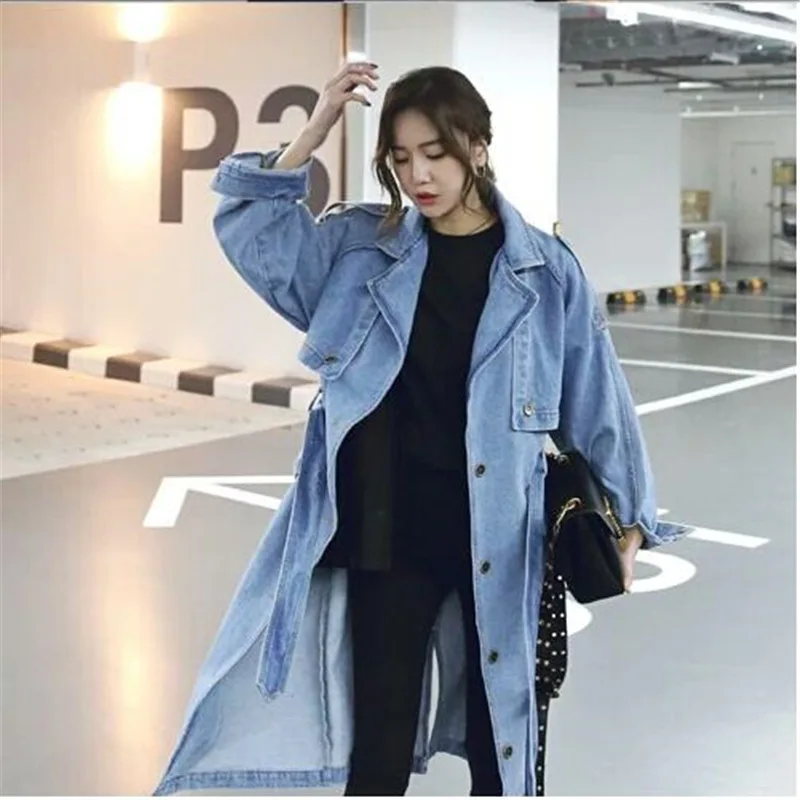 Wanita Musim Semi Musim Gugur Denim 