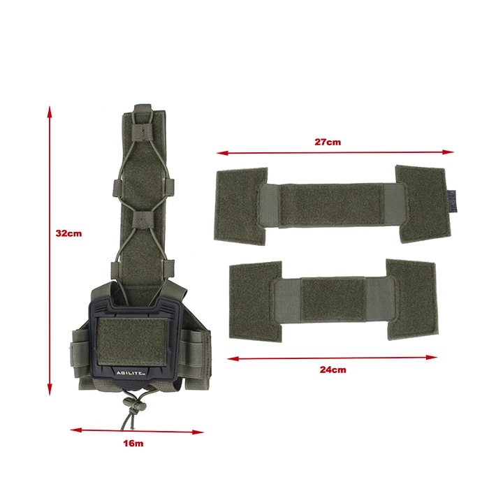 TMC3411 Tactical Hunting Helmet Battery Case Attached Pouch Pack 