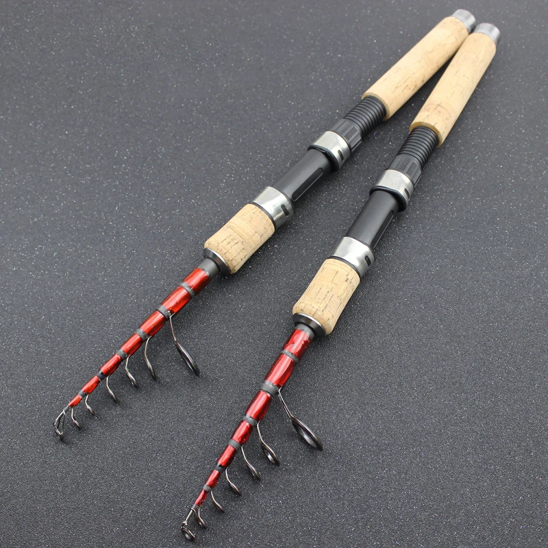 Carbon M power lure 3.5g -25g Portable Telescopic Fishing Rod Spinning Fish Hand Fishing Tackle Sea Rod