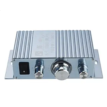 

A6 TDA7056 Mini Car Power Amplifier 2.0 Dual Channel Speaker HiFi Stereo Amplifiers 3.5mm AUX for Car Computer DVD TV DC12V