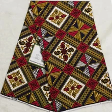 Mitex Печать Ткани Хлопчатобумажные для изготовления платьев юбки/африканские ткани Kitenge ткани африканская Pagne DF-77