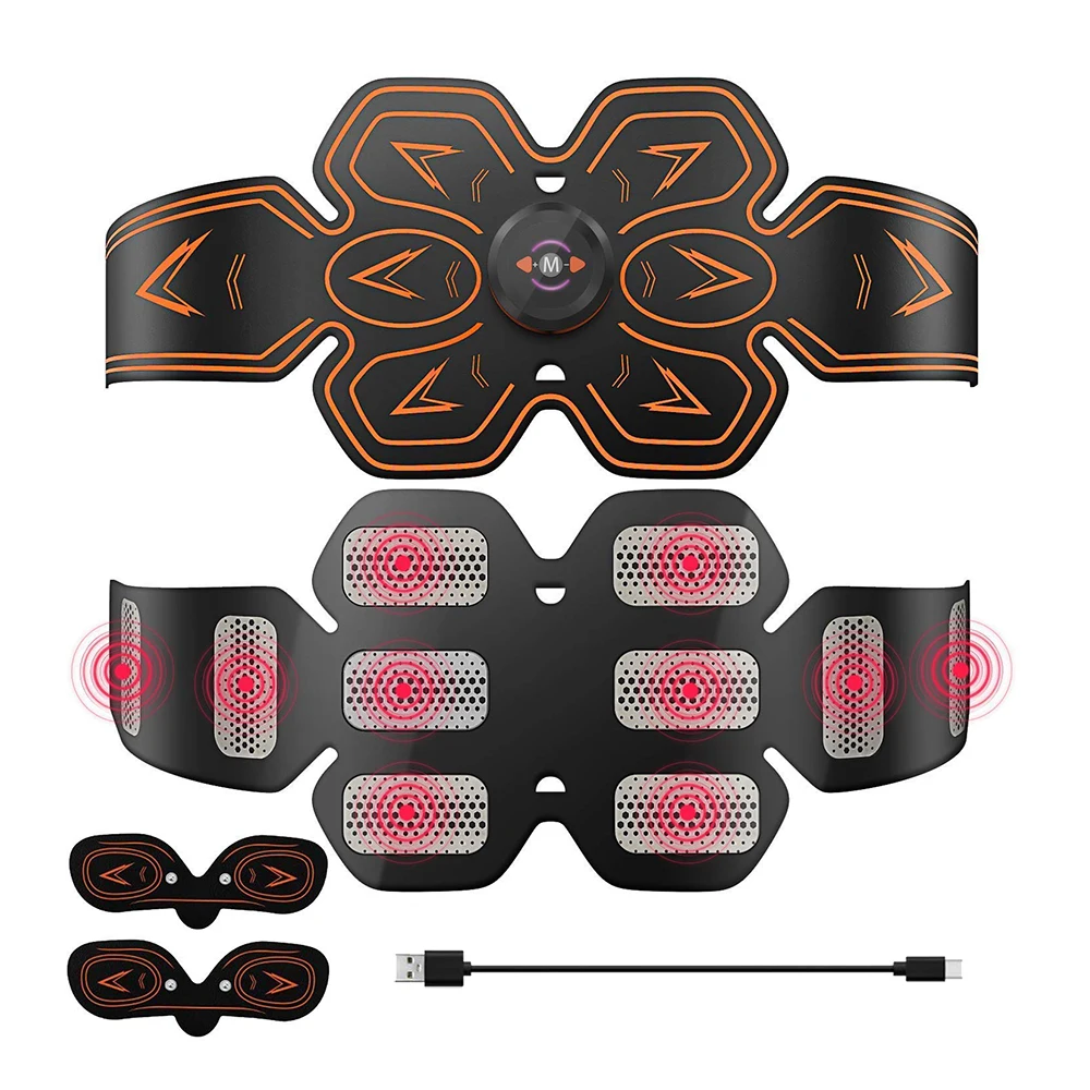 EMS Hip Abdominal Trainer Smart Electrostimulation ABS Muscle Stimulator Device Fitness Arm Exercise Body Massage Slimming Belt