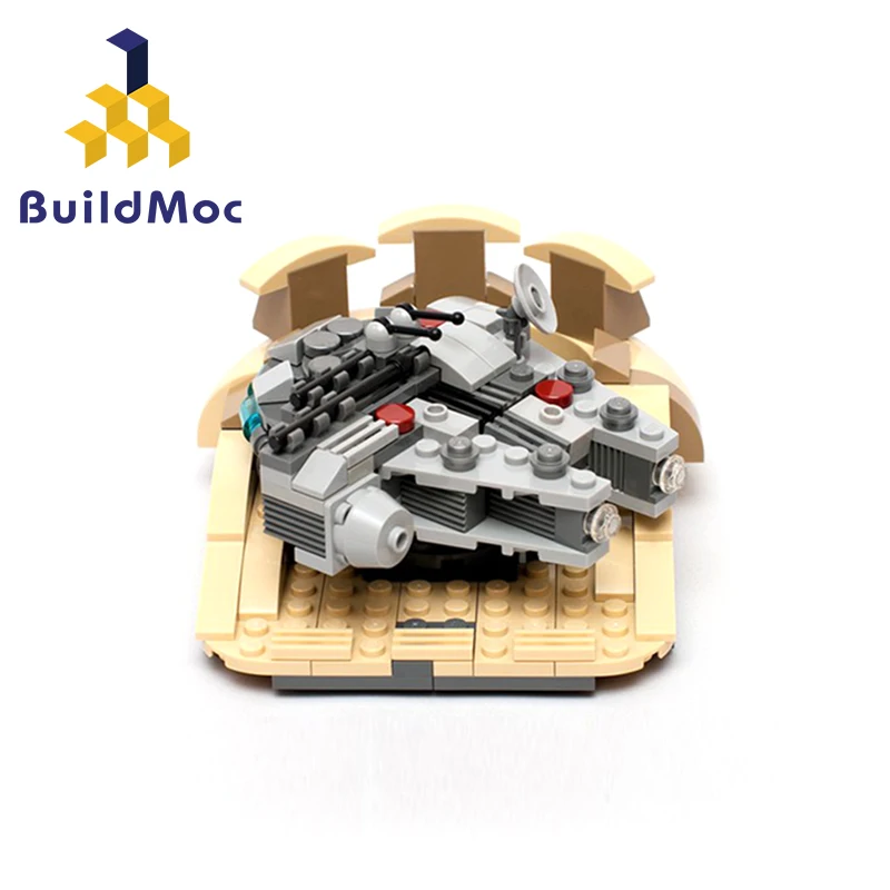 BuildMOC серия Звездные войны, совместимые с мини-Звезда смерти док-отсек 327 мс 6103 блоки 05132 75192 Millenniumm Тысячелетнего Сокола