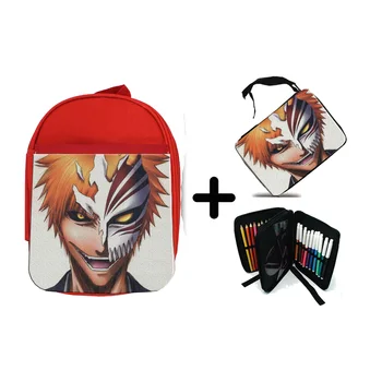

PACK BACKPACK NETWORK AND SOFT CASE SERIES ANIME BLEACH ICHIGO school