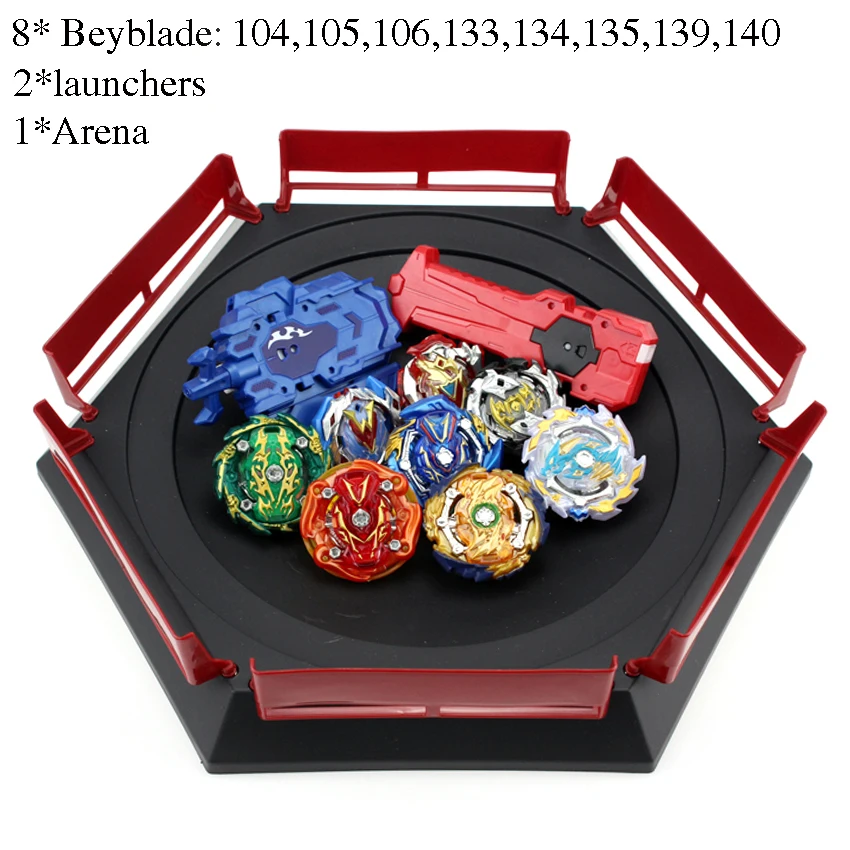 Beyblade Burst Bey Blade игрушка из металла Funsion Bayblade набор коробка для хранения с ручкой пусковая установка игрушки арена для Childr