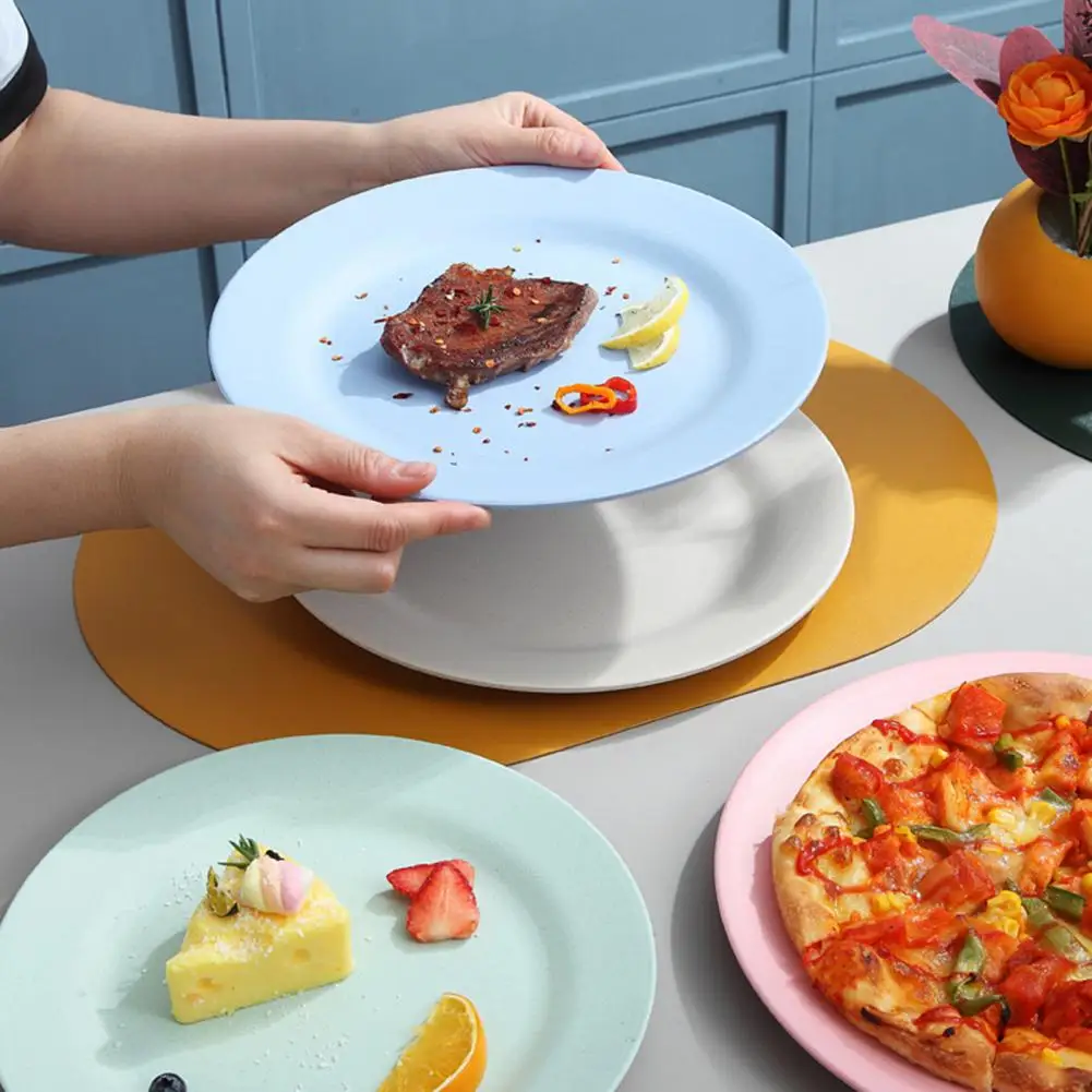 Snack Plate Unique Practical Heat-resistant Dinner Dishes Plastic Food Grade Material Kitchen Accessories