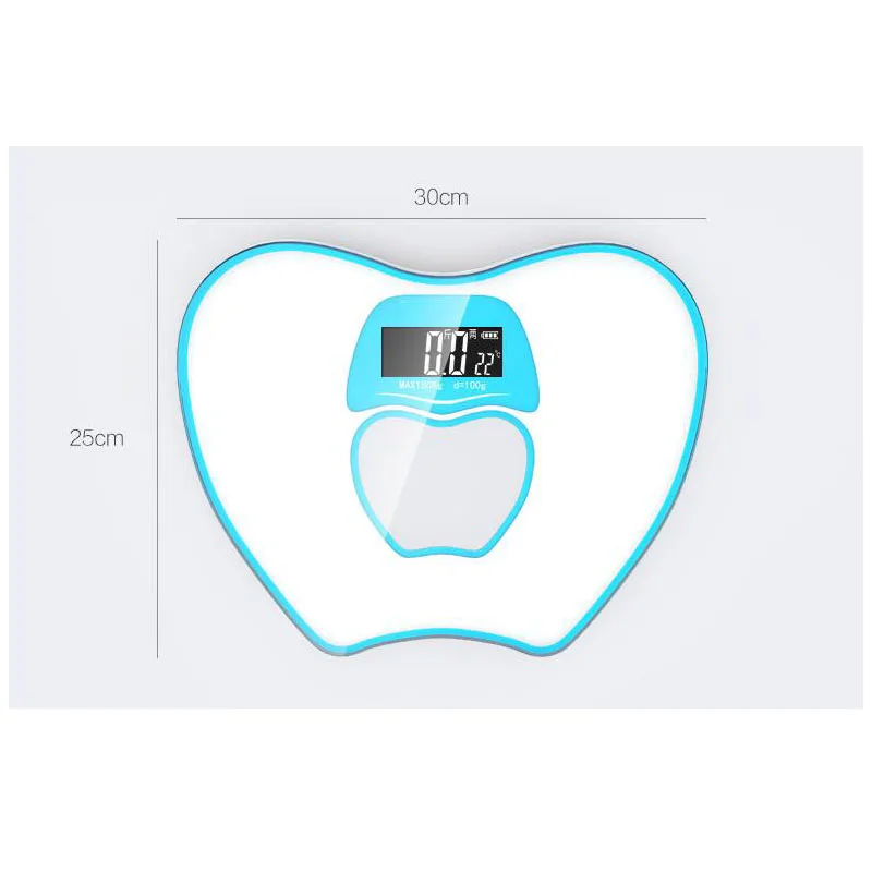 Детские весы, 180 кг, закаленное стекло, ЖК-цифровые электронные весы для ванной комнаты, напольные электронные весы