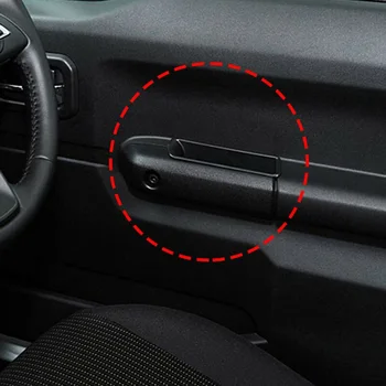 

Door Car Storage Boxes Parts Armrest ABS Black Container Handle Useful