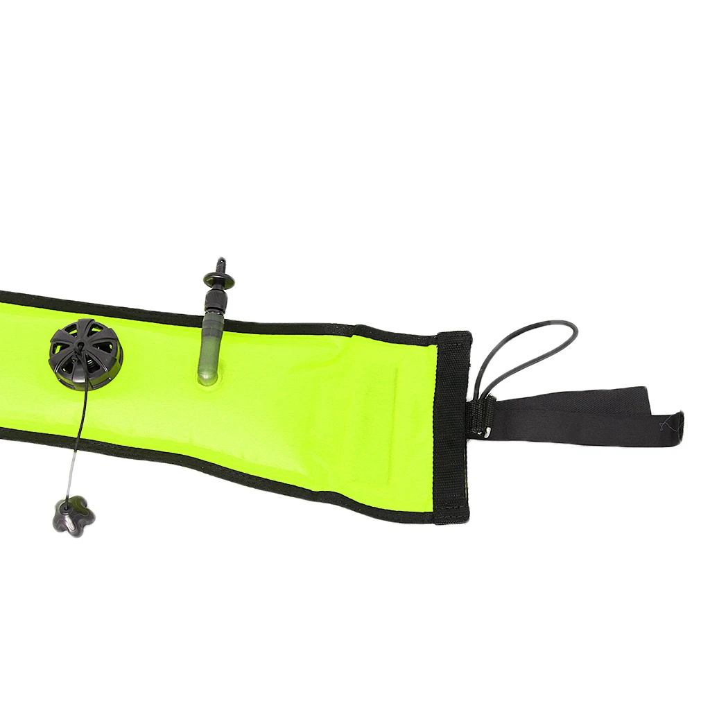 6 Ft Scuba Diving Dive Signal Tube Surface Marker Bouy with Inflator (SMB / Safety Sausage) Surface Marker Buoy 