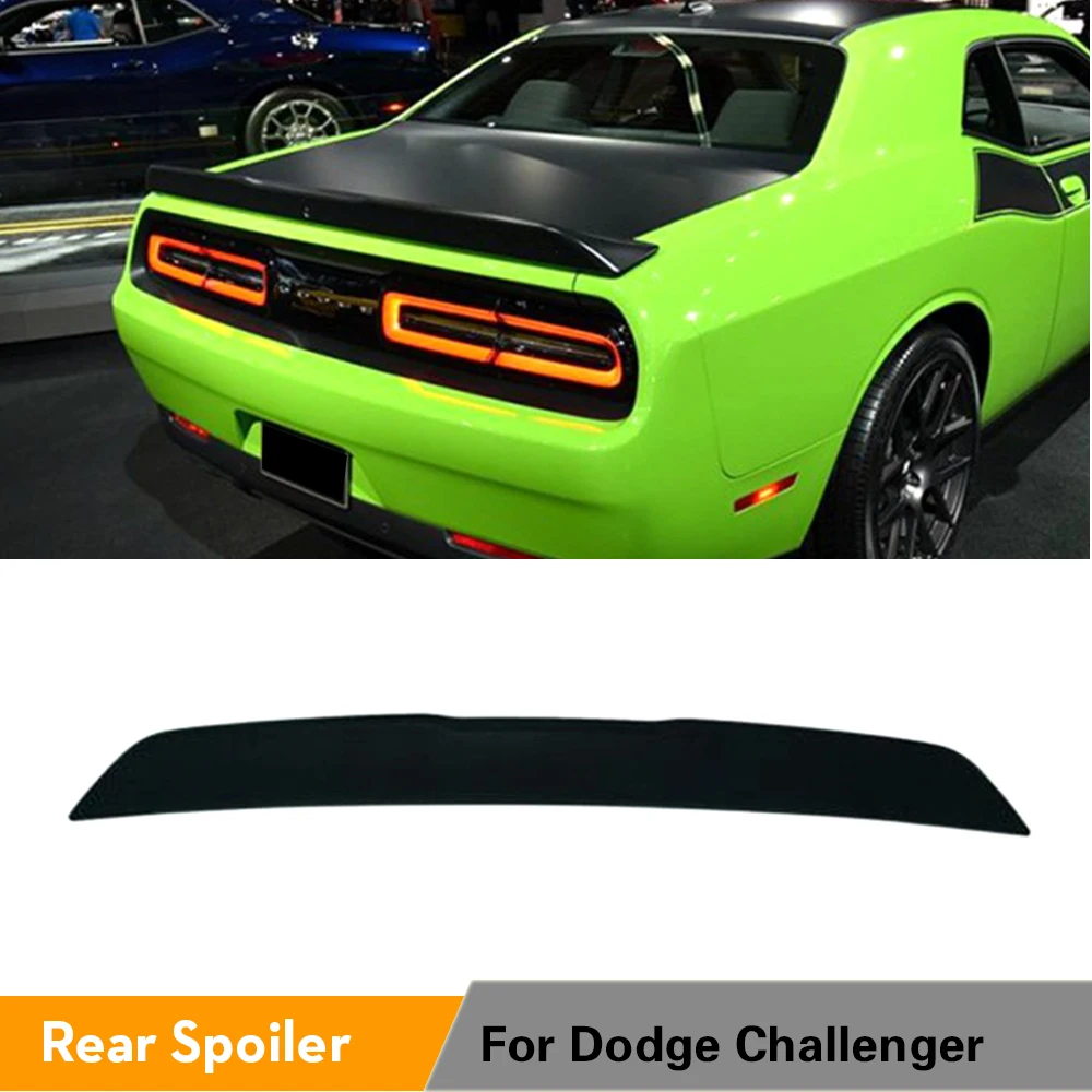 Задний спойлер багажника для Dodge Challenger- Задний Спойлер ABS Матовый черный