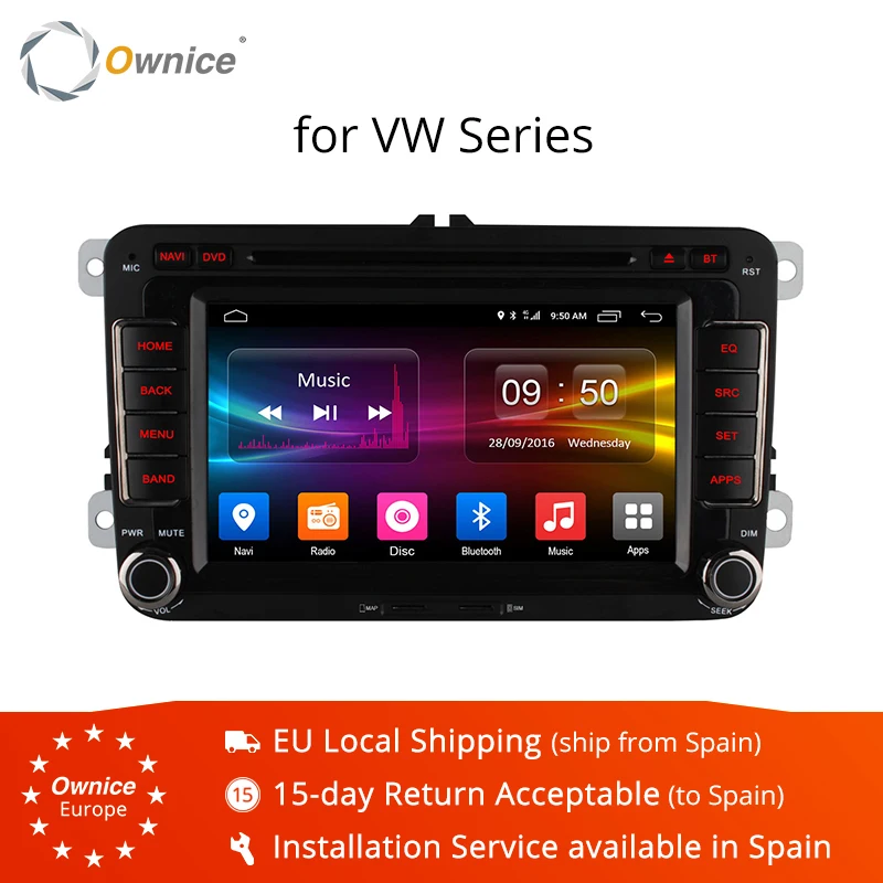 Ownice C500 8 ядерный Android 6 0 32G ROM радио автомобильный dvd плеер для Volkswagen passat jetta polo golf GPS