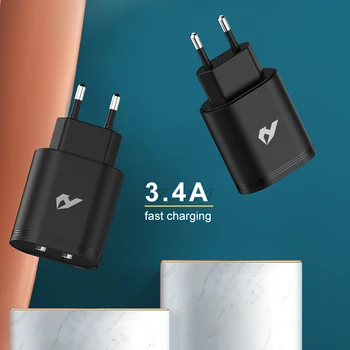 5v 3.4Aマルチポートusb充電器アダプタデュアルポート急速充電器延長携帯電話急速充電iphone 11 サムスンxiaomi