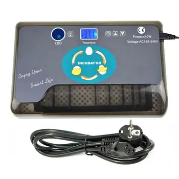 

1 PC Automatic Incubator Machine 12 Egg Incubator Chicken Duck Goose Bird Hatcher with LED Lighting Brooder Machine
