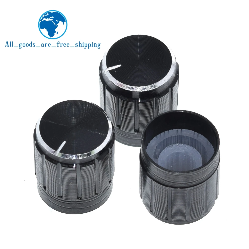 15*17mm aluminum alloy potentiometer knob rotary switch volume control knob For DIY 10pcs potentiometer knobs