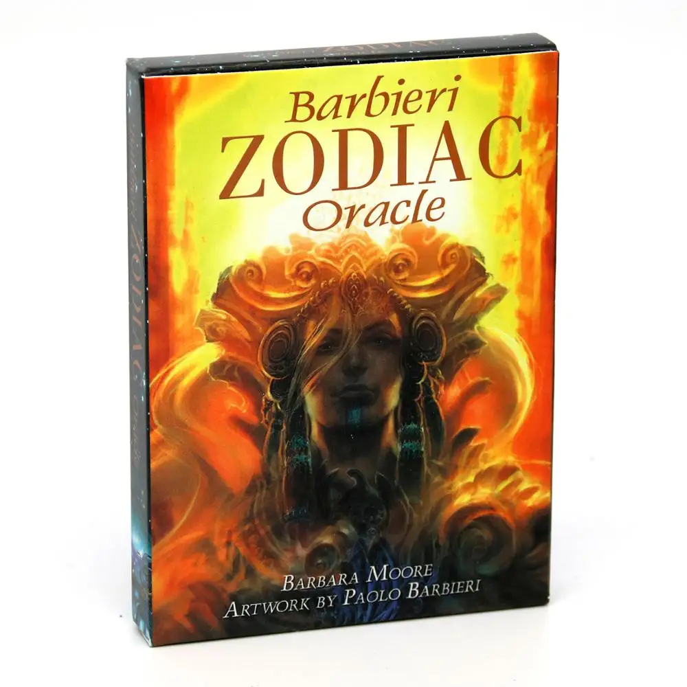 Barbieri Zodiac Oracle карты Таро набор палубных карт астрологический гадание пять языков