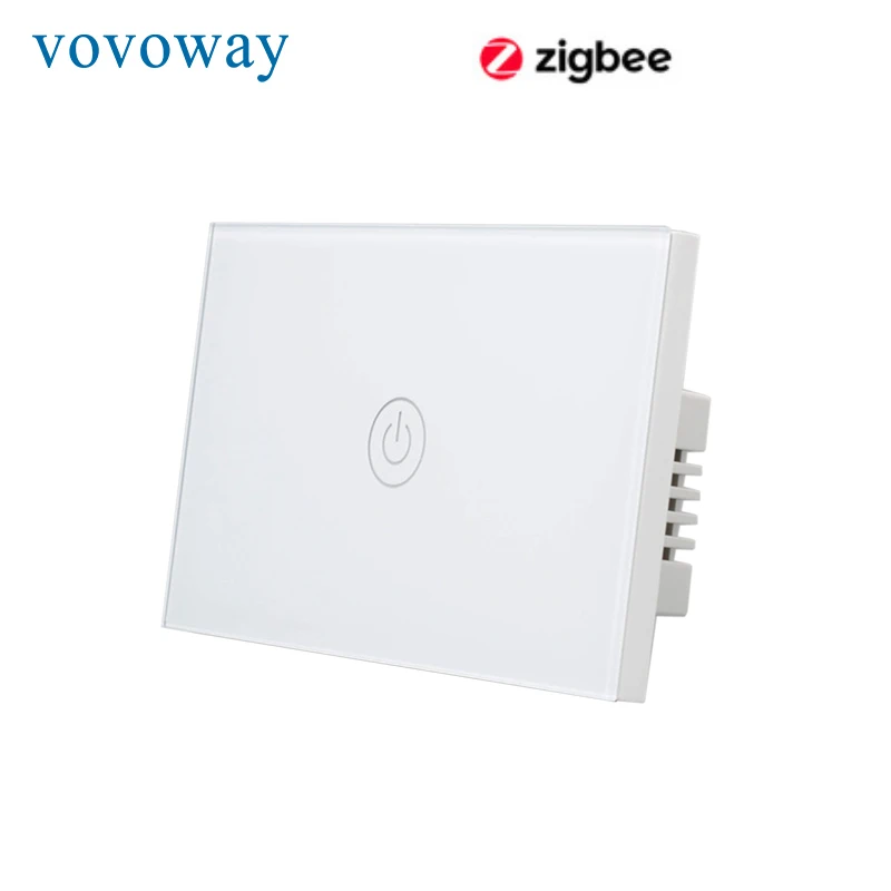 Smart touch switch US standard light switch zigbee network connection mobile phone APP  remote control 1/2/3gang Interrupter