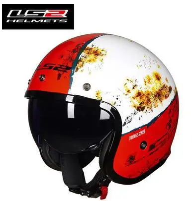 

Ls2-599 Motorcycle Helmet Retro Harley Half Cover Type Half Helmet E-Bike Safety Helmet Four Seasons Men And Women Summer Helmet