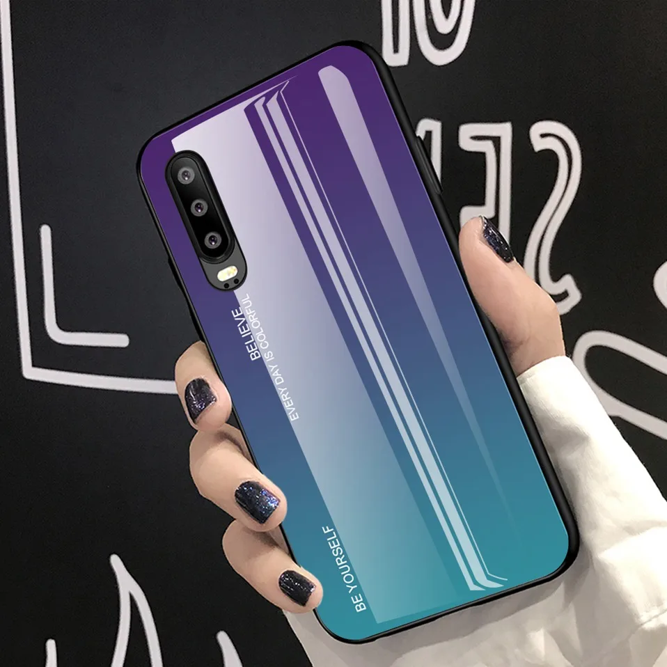 Case For Huawei P30 P20 Pro Lite Nova 3 3i Cover Luxury Glass Case For Huawei Honor 8X 10 10i 20 20i Mate 10 20 30 Pro Lite (23)