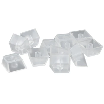 

10Pcs Transparent ABS Keycaps Mechanical Keyboard Keycaps Matte Backlit Keycaps M5TB