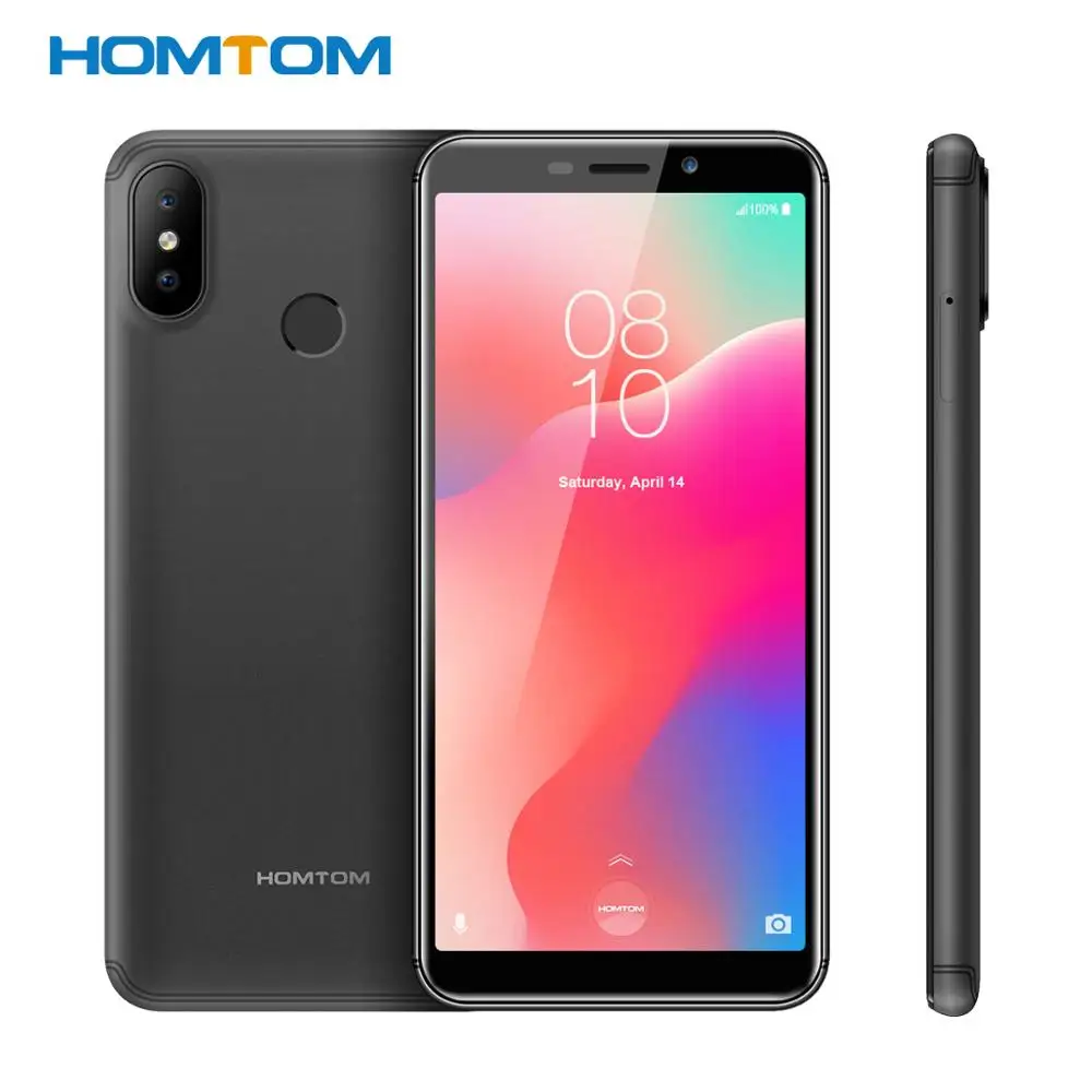  Original Global Version HOMTOM C1 16GB 5.5Inch Mobile Phone 13MP Camera Fingerprint 18:9 Display An