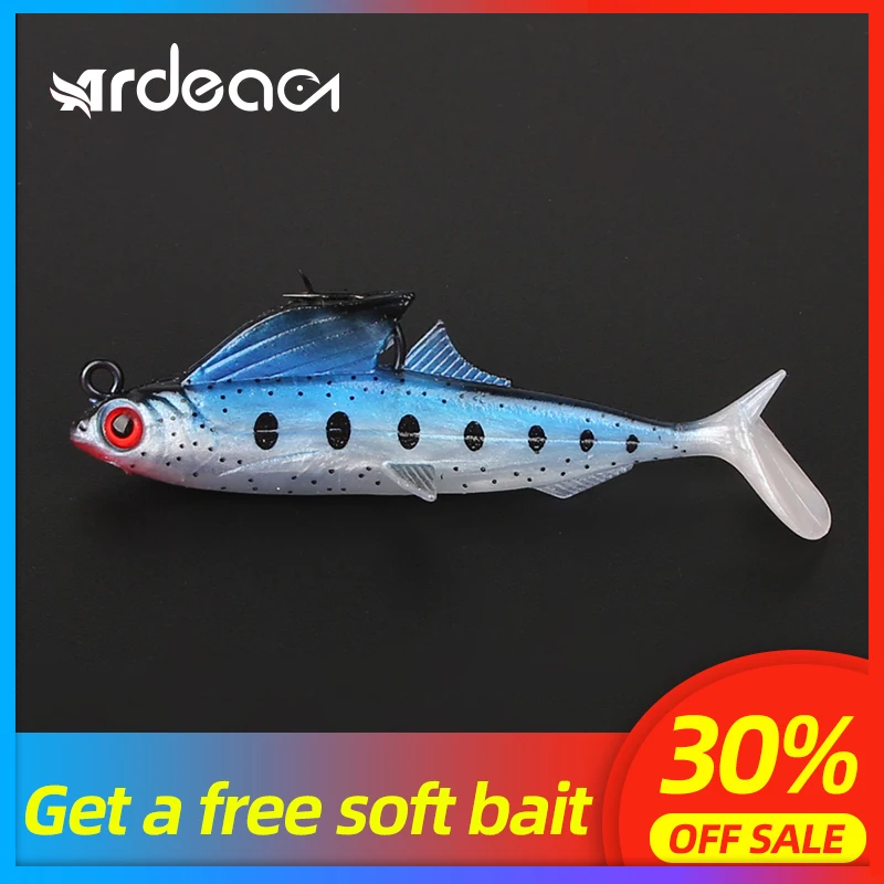 

ARDEA soft lure with jig head soft plastic lure 85mm 11.6g lead lure soft tail lure soft lure perch lure