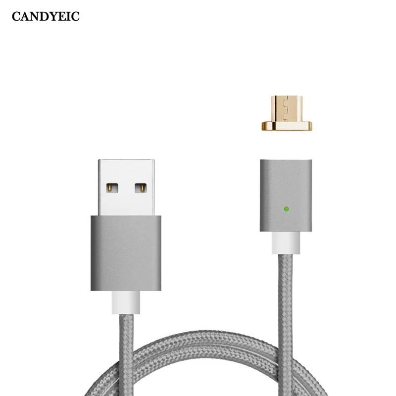Магнитный Micro USB кабель CANDYEIC для Android зарядки Xiaomi 4 Redmi 5 4x 4a 3 магнитный Note pro 4x4|data cable