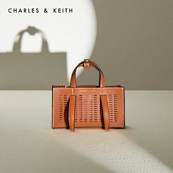 

CHARLES＆KEITH New Arrival for Spring 2020 CK2-50270471Women's Handbag Shoulder Bag Simple Design Decorative Strap