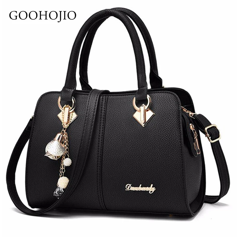 

New Brand Women Hardware Ornaments Solid Totes Handbag High Quality Lady Party Purse Casual Crossbody Messenger Shoulder Bags