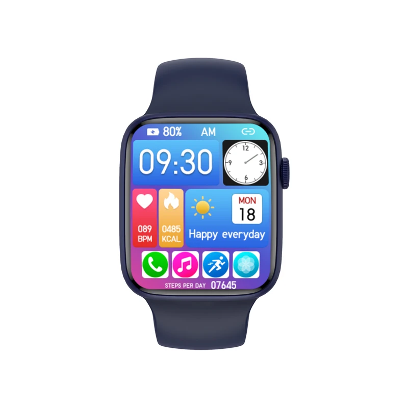 Original iwo DT7+ Smart Watch Series 7 NFC Function Bluetooth Call Ai Voice Assistant GPS Wireless Charger DT7 Plus Smartwatch 