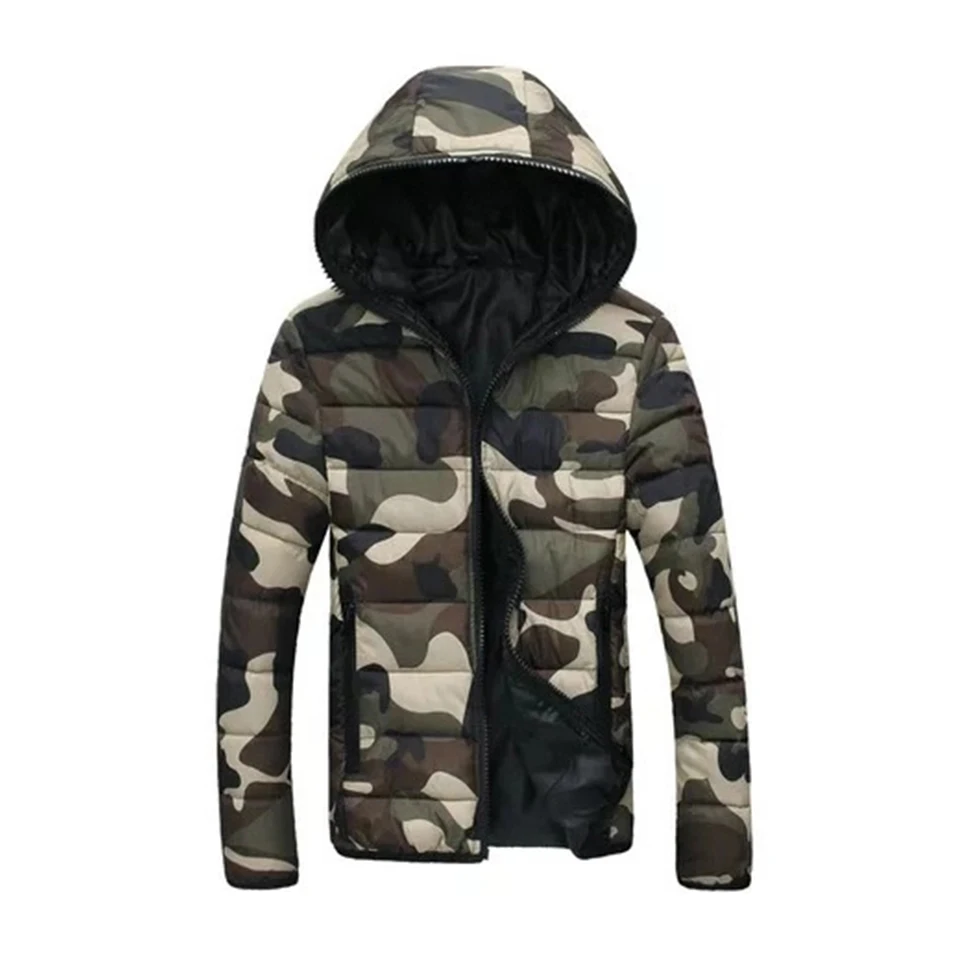 

2019 New Winter hooded Jackets Parka Men Autumn Winter Warm Outwear Mens Coats Casual Windbreaker Quilted Jackets Men M-4XL