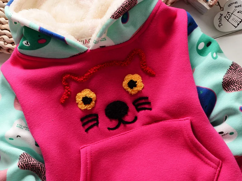 Комплект одежды для маленьких мальчиков 1-3 лет, Детский комплект для девочек, осенне-зимний спортивный костюм для мальчиков, пальто с капюшоном+ штаны, спортивный костюм из 2 предметов для мальчиков, спортивный костюм