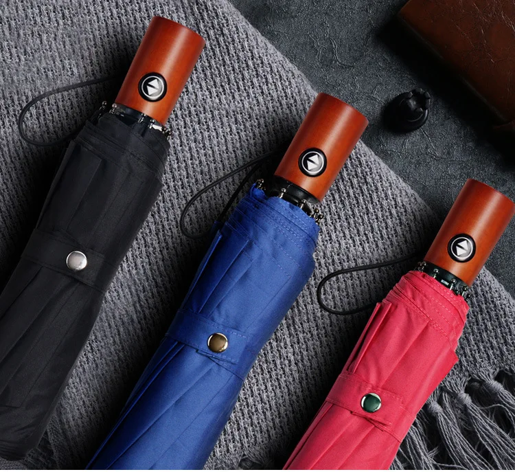 Eight Bone Self-opening Umbrella Three Fold Sun-resistant All-Weather Umbrella Fully Automatic Umbrella Oversized Folding Foreig