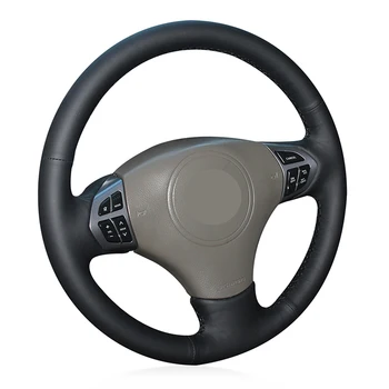 

Hand-stitched Black Artificial Leather Anti-slip Car Steering Wheel Cover for Suzuki Grand Vitara 2006 2007-2013 2014