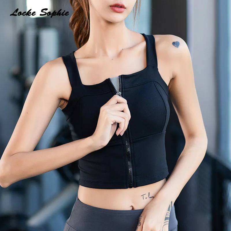 

Sexy bikini top swimsuit women 2019 Summer Cotton blend Ventilation Splicing zipper elastic Sexy bikini tops Bra ladies swimwear