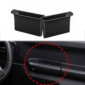 

Storage Box for Suzuki Jimny 2019 Car Styling Side Door Container Organizer Tray ABS Black Car Accessories