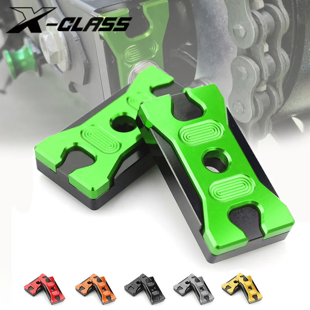 Ninja 400 Motorcycle Rear Chain Cover Adjuster Blocker Modified Cnc