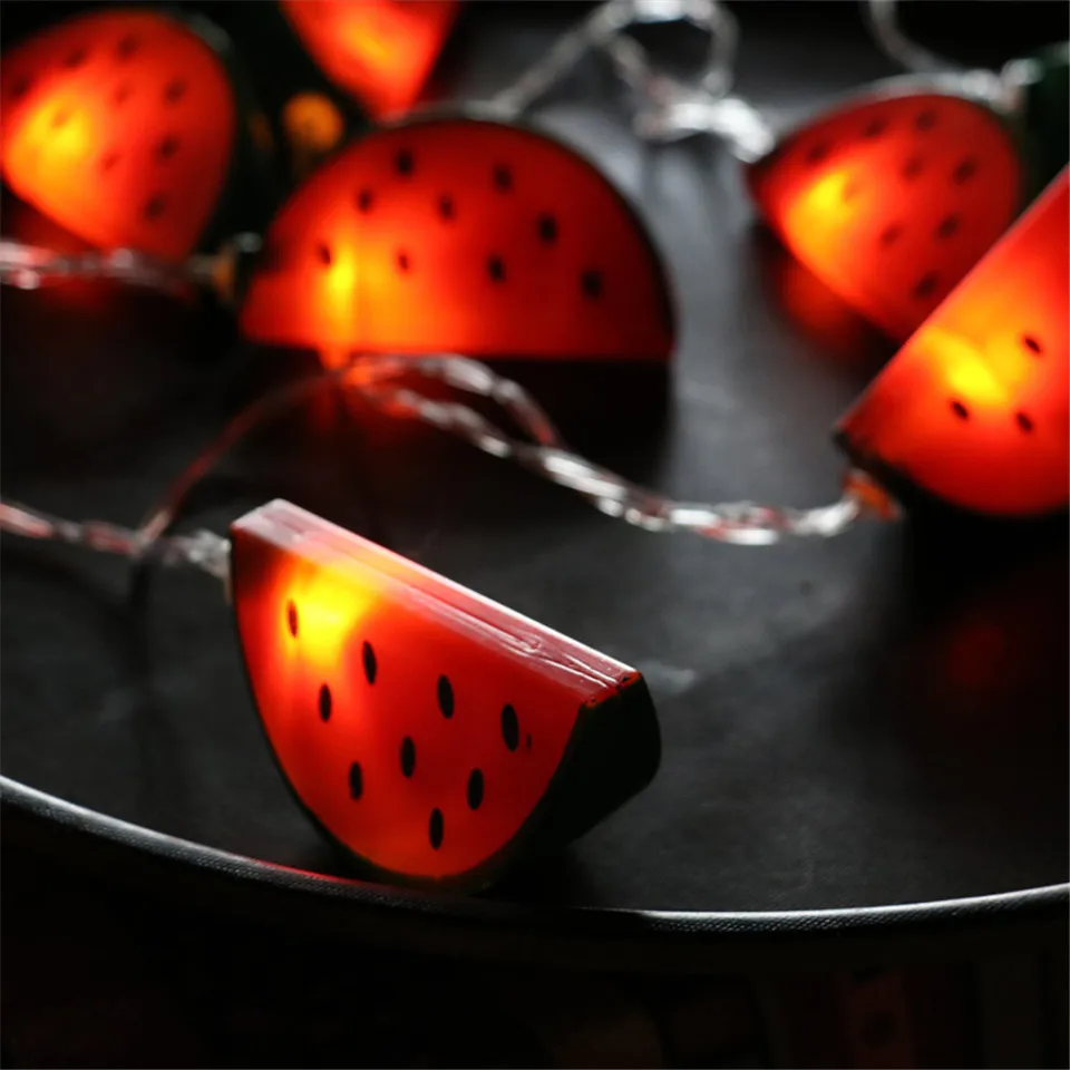 

2M LED Unicorn Flamingo Fruit String Fairy Light Birthday Party Christmas Wedding Decor Battery Operate Twinkle Light Mermaid