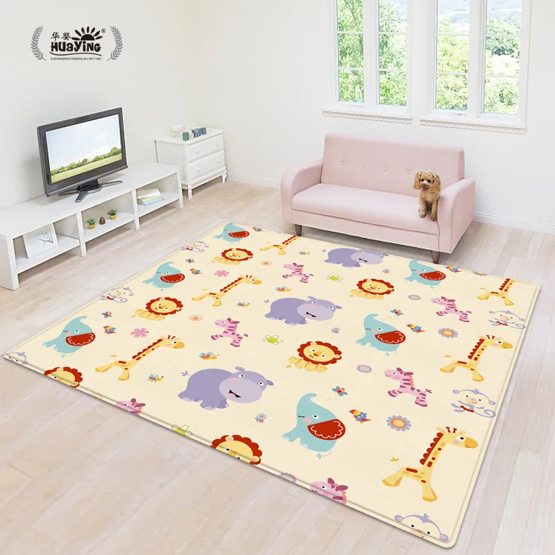 

New Style Huaying Newborn Baby Products Tasteless Roll Packing Shatter-resistant Waterproof Thick Crawl Pad Kids' Play Mat