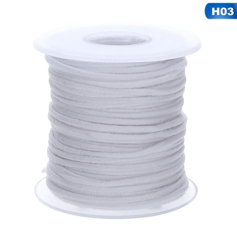 61/30m Environmental Spool Of Cotton Braid Candle Wick Core For DIY Oil Lamps Candle Making Supplies