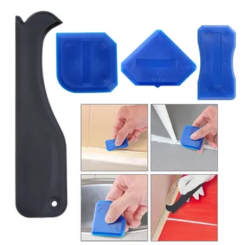 

4pcs Set Sealant Spatula Caulking Tool Kit Scraper Joint Silicone Grout Remover B99