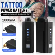 Новейший мини беспроводной источник питания для татуировки, аккумулятор для татуировки, ручка, машинка для татуировки, батарея
