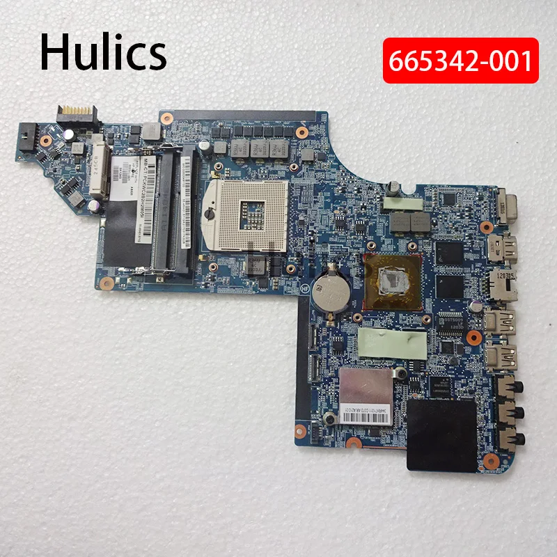 Hulics оригинальная материнская плата для ноутбука HP 665342 подходит 665342-001 DV6-6000 |