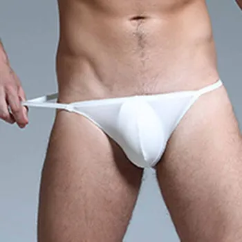 

Men's Underwear Sexy G-String Jockstrap Underpants Drawing Bikini String Thong Pouch Briefs Low Waist Breathable Male New 2020