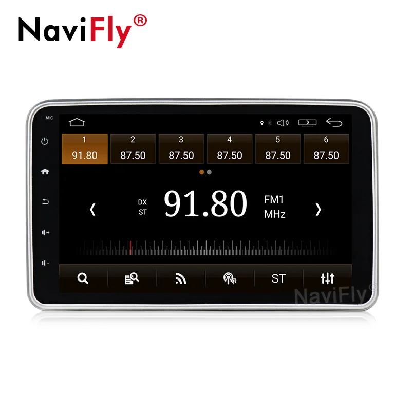 8 ''Andorid8.1 Универсальный Автомобильный GPS навигация автомобильная стереосистема Bluetooth Радио аудиоплеер FM RDS автомобильный мультимедийный плеер wifi BT mic