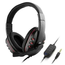 3 5mm Gaming Headset Headphone w Microphone Volume Control for Sony PS4 PlayStation 4 for PC N1HD
