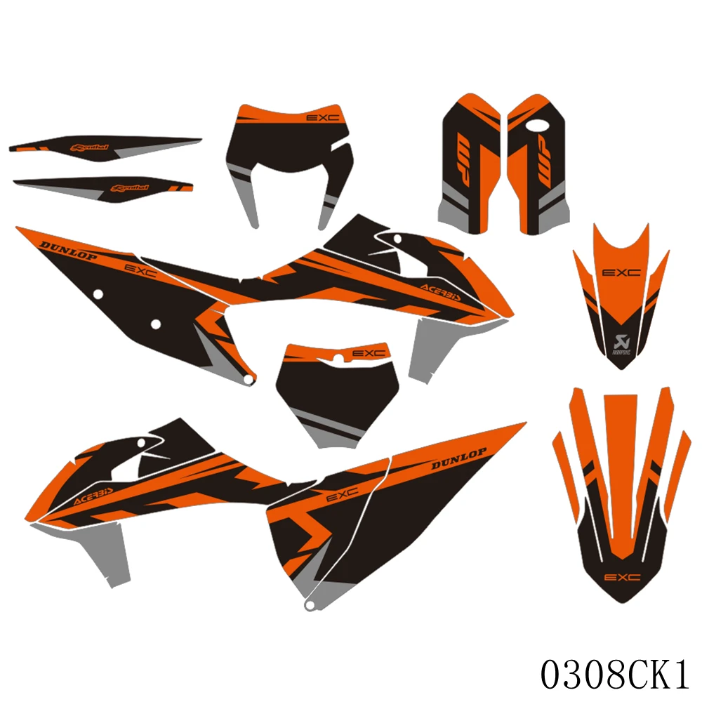 Наклейки для KTM 125 250 350 450 500 525 SX SXF 2019-2020 EXC XC XCF 2020 | Автомобили и мотоциклы