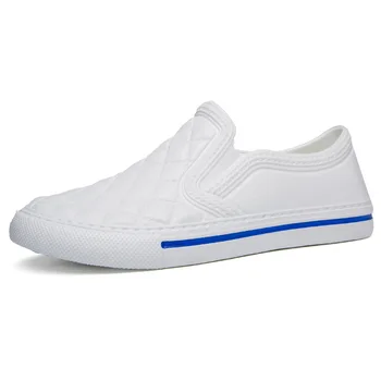 

skyaxmoto 2019 new 45 yards ultra light casual loafers summer couple models thick bottom lazy waterproof shoes